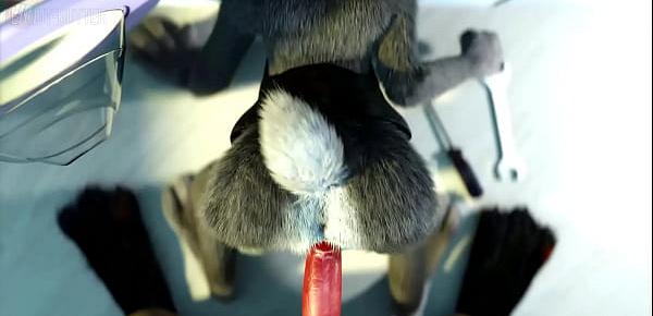  3D Straight Animated Fur Compilation